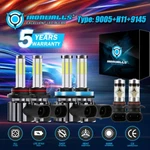 Ironwalls 6-SIDES Led Headlight Bulbs & Fog 6000K Ford F-150 2015-2023. Fixed Price $59.99.