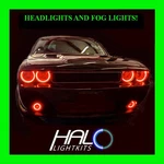2008-2014 Dodge Challenger Red Led Halo Headlight+fog Kit By Oracle. Fixed Price $382.99.
