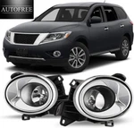 Fog Lights With Lamps&wiring Kit For 2013-2016 Nissan Pathfinder Front Bumper. Fixed Price $59.99.