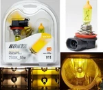 Nokya 2500K Yellow H11 NOK7618 55W Two Bulbs Fog Light Replace Stock Lamp Oe Fit. Fixed Price $27.55.
