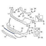 For Hyundai Santa Fe Xl 2019 86556B8AA0 Front Right Bumper Trim. Fixed Price $216.31.