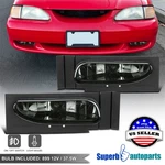 1994-1998 Ford Mustang V6 Smoke Bumper Driving Fog Lights Lamps+switch Pair. Fixed Price $49.98.