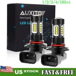 Auxito Led Fog Light Kit H10 9145 9140 Bulb Super Bright White 3600LM 10SET. Fixed Price $156.99.