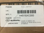 2019-2022 Subaru Ascent Fog Light Kit W/ Lamps Bezels & Switch H451SXC000 Oem. Fixed Price $353.92.
