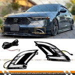 For 2023-26 Accord Front Bumper Dual Color Sequential Led Drl Fog Lamp Light Kit. Fixed Price $56.99.