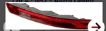 Astra Depot Rear Right Bumper Tail Light Reverse/fog Lamp For Audi Q5 2018 2021. Fixed Price $89.00.