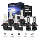 For 2006 2007 2008 2009 Dodge Charger 8000K Led Headlights Fog Bulbs Kit 6X. Fixed Price $35.99.