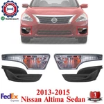 New Front Signal Lights And Fog Covers For 2013-2015 Nissan Altima Sedan. Fixed Price $106.50.