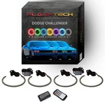 Rgb Surface Mount Led Halo Kit & Remote For 08-14 Dodge Challenger Headlights. Fixed Price $187.60.