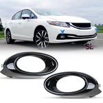 For 2013-2015 Honda Civic Fog Light Bezels Replace 71107-TR3-A51 & 71106-TR3-A51. Fixed Price $33.99.