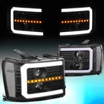 For 2007-2014 Gmc Sierra GMT900 Led Drl+sequential Signal Projector Headlight. Fixed Price $200.99.