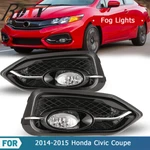 Fog Lights For 2014-2015 Honda Civic 2DR Coupe Front Bumper Lamp W/ Switch Bulbs. Fixed Price $78.99.