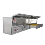 Westin 80-TB400-96D-BD Truck Bed Side Rail Tool Box High Cap 96IN Stake Cont. Fixed Price $1284.60.