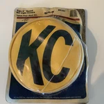 Vintage New Nos Kc Hilites Round 6" Fog Light Cover Yellow Vinyl #5101 Pair. Fixed Price $198.99.