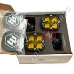 Baja Designs Squadron Sae J583 Led Amber Fog Lights Pair, Harness & Rock Guards. Fixed Price $369.85.