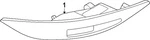 Genuine Audi Fog Lamp Assembly 85H-945-703. Fixed Price $116.75.