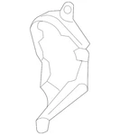 Genuine Ford Fog Light Bracket FR3Z-15266-A. Fixed Price $16.32.