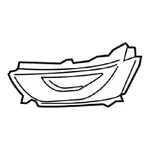 Genuine 865633R500 Front Bumper Side Grille Lh (fits: 2013-2016 Kia Cadenza K7). Fixed Price $55.99.