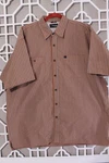 Wrangler Button Up Shirt Mens Xl Orange Terrain Checks Pockets Cotton Rugged. Fixed Price $11.24.