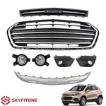Fits 2017-2020 Chevrolet Trax Front Skid Plate Grille And Fog Lights Bezels Set. Fixed Price $94.88.
