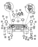 Genuine Mopar Fog Lamp 55077917AC. Fixed Price $232.05.