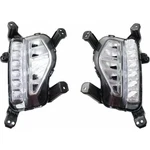 For 2018 - 2019 Hyundai Santa Fe Fog Light Driver And Passenger Side Pair Dot. Fixed Price $727.69.