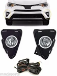 Fog Light Kit For Fits 2016-18 Toyota RAV4 Lamps Bezels Harness Switch Bulbs. Fixed Price $67.77.