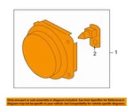 Gm Oem 2007 H3 Front Lamps-fog Assy 25949920. Fixed Price $83.94.