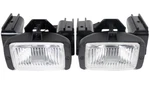 1985-1990 Firebird Trans Am Front Bumper Fog Lights W/ Brackets New Reproduction. Fixed Price $179.95.