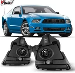 Winjet Fog Lights Clear + Wiring Kit-switch Fits 2013-2014 Ford Mustang. Fixed Price $117.95.