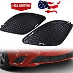 Pair Front Bumper Fog Light Cover Grill X For Mercedes Benz W117 Cla 2014-2016. Fixed Price $17.33.