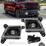 For 2019 2020 2021 2022 Chevy Silverado 1500 Led Daytime Fog Light Lamps Black. Fixed Price $36.60.