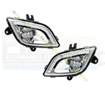 Freightliner Cascadia P4 2018 2024 Chrome Led Drl Fog Light Set. Fixed Price $199.99.