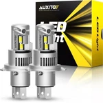 Auxito H4 9003 Led Headlight Bulbs High Low Dual Beam White HB2 Canbus 40000LM. Fixed Price $44.64.