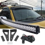 Ford F150 Svt Raptor 52" Curved Led Light Bar Roof Mount Bracket Wire Kit. Fixed Price $124.99.