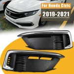 Fit 2019-2021 Honda Civic Coupe/sedan Bumper Fog Light Cover Driver & Passenger. Fixed Price $37.99.