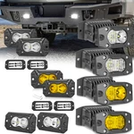 Pair Flush Mount Wide Cornering 4" Led Reverse Light Rear Bumper Ford Ranger. Fixed Price $36.99.