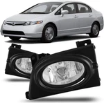 Clear Fog Lights For 2006 2007 2008 Honda Civic Sedan W/switch Wiring Bulb. Fixed Price $43.99.