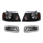 Brock Headlights And Rectangular Fog 4 Piece Set For F-150. Fixed Price $207.20.