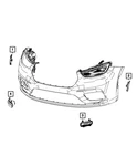 Genuine Mopar Fog Lamp Right 68669566AA. Fixed Price $151.28.
