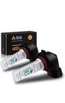 Alla Lighting H10 Led Fog Bulbs 8000K Ice Blue 3800LM 9145 9140 Eti 56-SMD. Fixed Price $13.99.