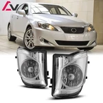 Pair For 06-10 Lexus IS250 IS350 Fog Lights Front Clear Lens Halogen Lamps L+r. Fixed Price $61.99.