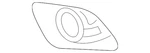 Genuine Mitsubishi Fog Lamp Bezel 8321A861. Fixed Price $21.26.