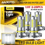 2-20 Auxito Bright White Led 5201 5202 Bulb Fog Light Driving Drl Lamp 4000LM 6G. Fixed Price $122.45.