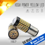 2X 1157 50W High Power Led Yellow Amber Front Turn Signal Lights Bulbs. Fixed Price $12.59.