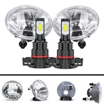 Complete Clear Lens Fog Light Lamps W/ 5202 Led Bulbs Chevrolet Gmc Ford. Fixed Price $39.98.