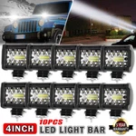 10PCS 4"INCH 12V 1200W Led Work Light Bar Flood Pod Driving Off-road Tractor 4WD. Fixed Price $33.50.