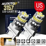 Auxito 3157 3156 Canbus Led Backup Reverse Light Bulbs White 6000K Error Free. Fixed Price $11.01.