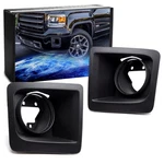 Oe-spec Lh Rh Lower Bumper Fog Light Bezel Covers For 2014-2016 Gmc Sierra 1500. Fixed Price $29.09.