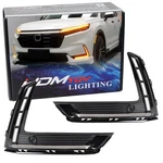 L-shape White/amber Switchback Led Daytime Running Light Kit For Honda GEN6 Cr-v. Fixed Price $95.09.
